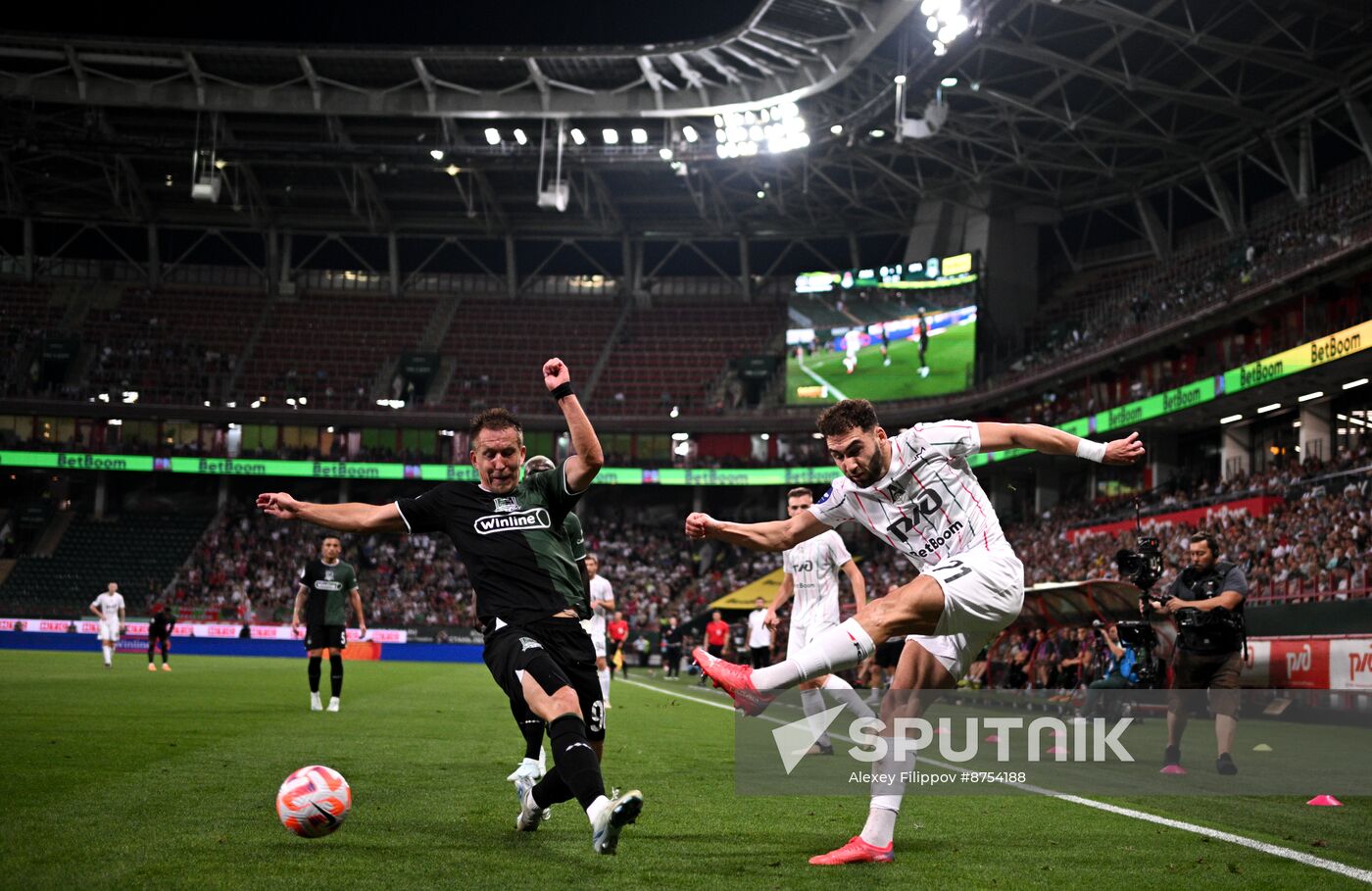 Russia Soccer Premier-League Lokomotiv - Krasnodar