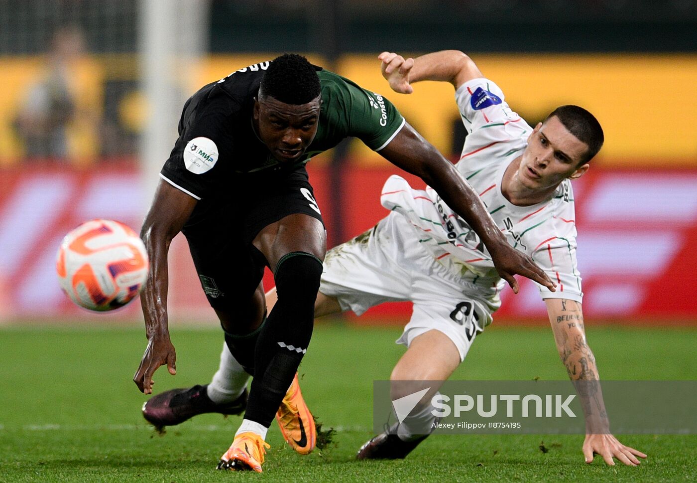 Russia Soccer Premier-League Lokomotiv - Krasnodar