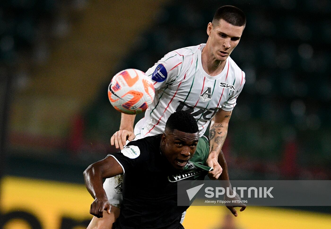 Russia Soccer Premier-League Lokomotiv - Krasnodar