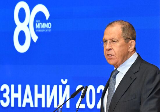 Russia Lavrov New Academic Year MGIMO University