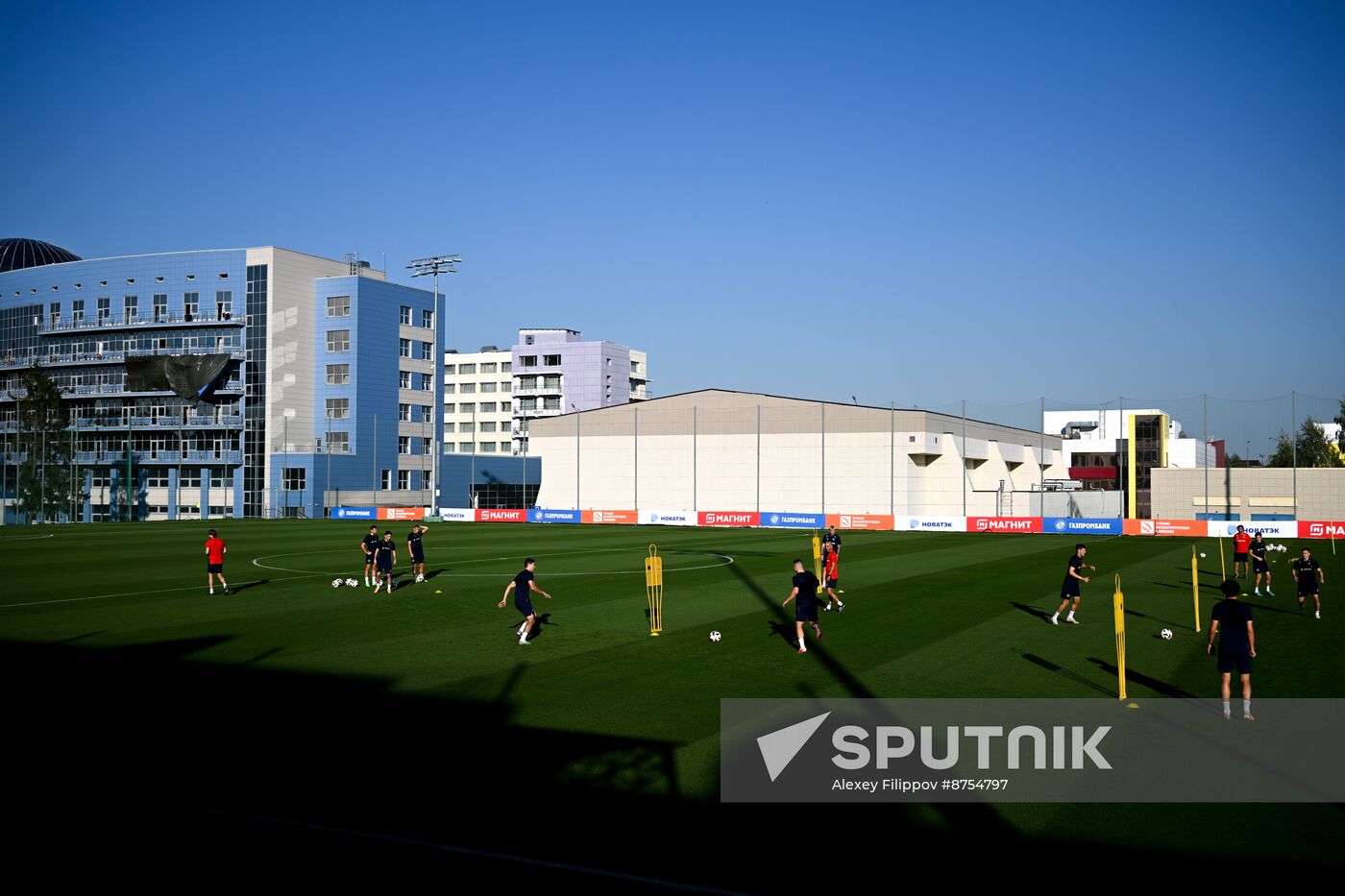 Russia Soccer National Team Training