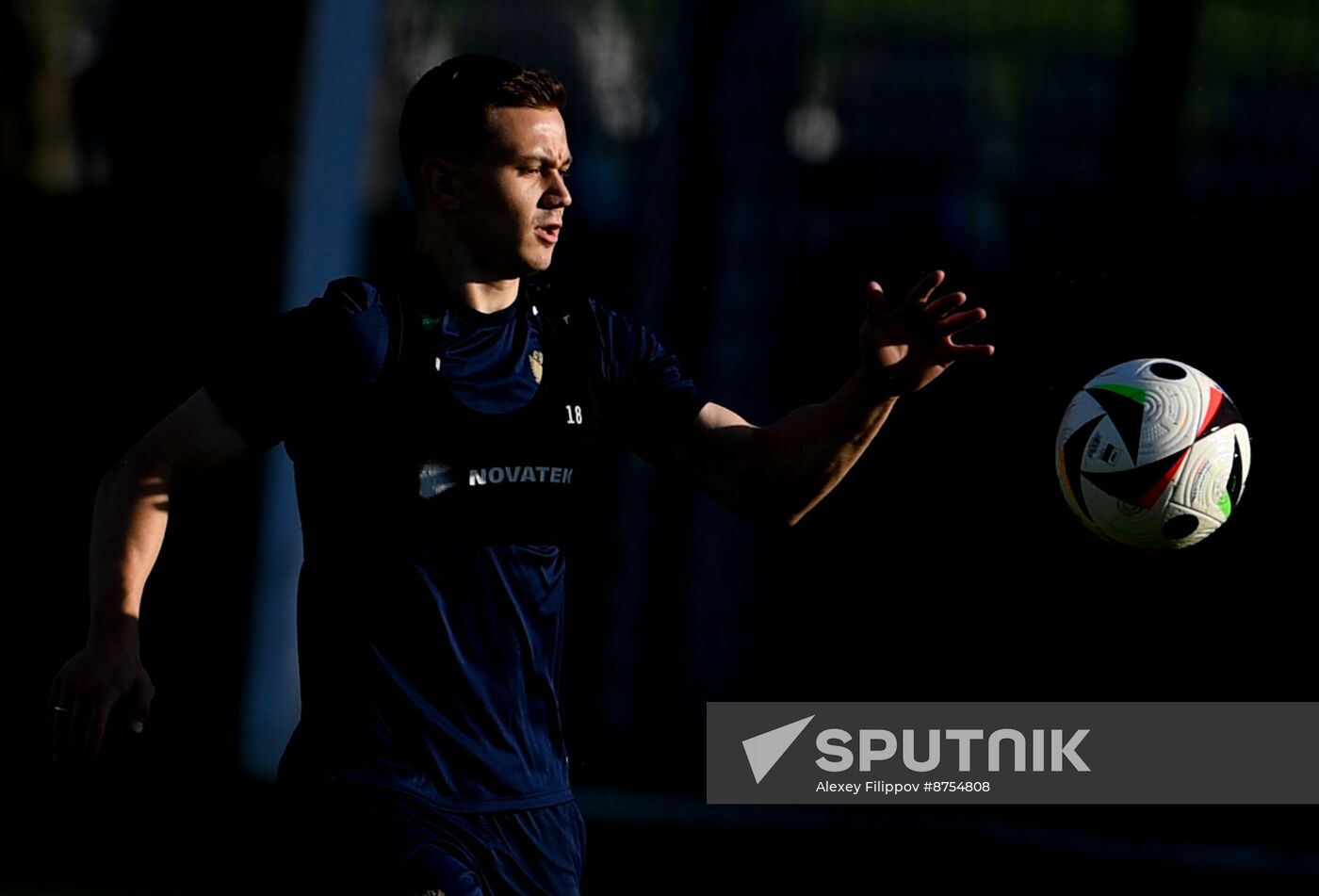 Russia Soccer National Team Training