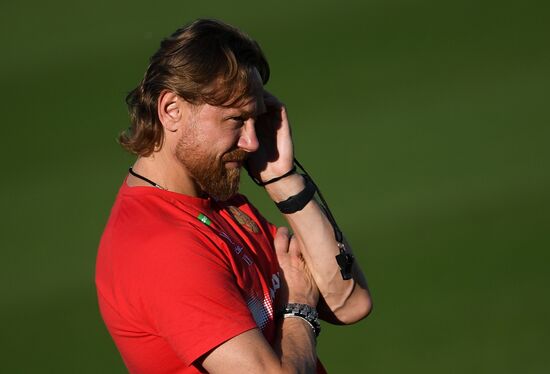 Russia Soccer National Team Training