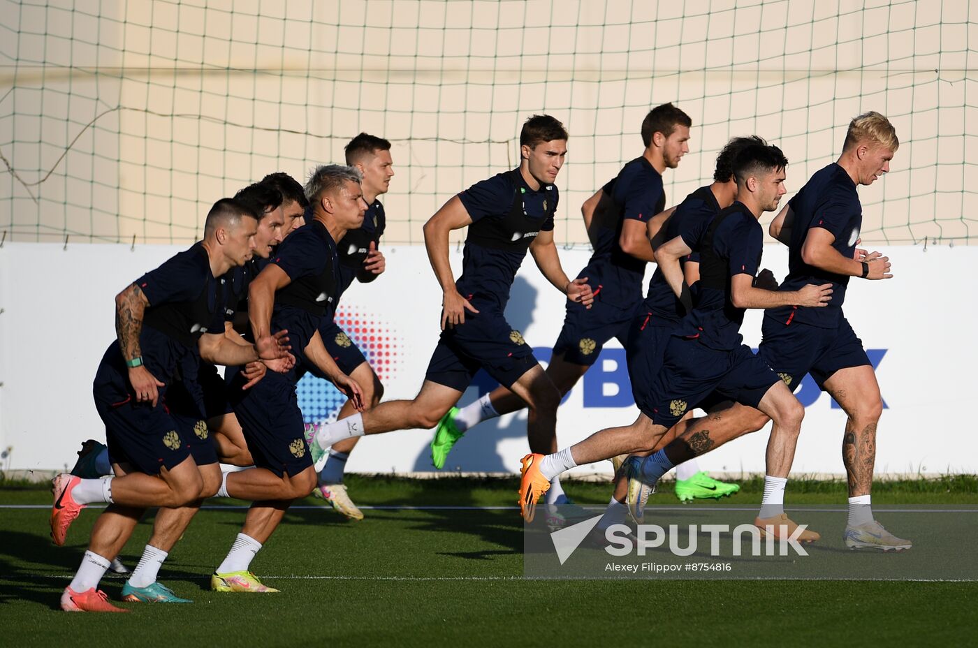 Russia Soccer National Team Training