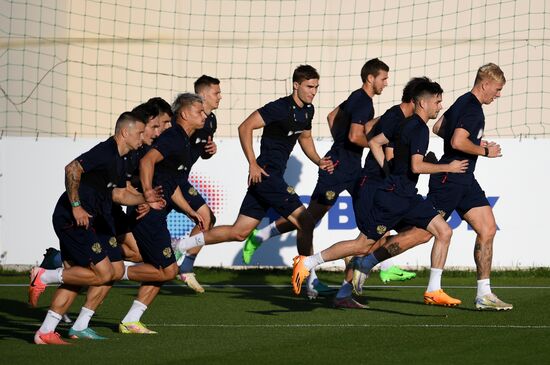 Russia Soccer National Team Training