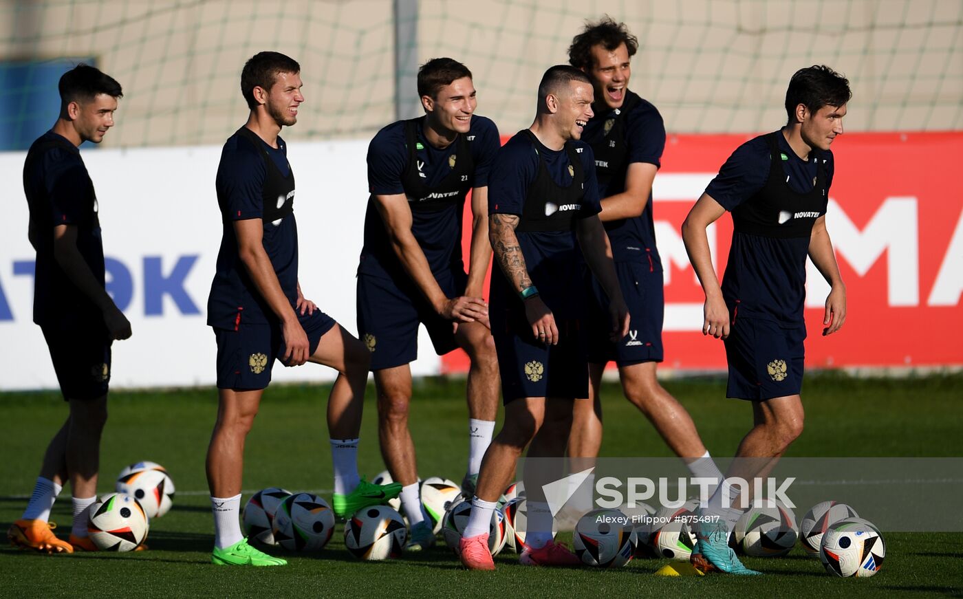 Russia Soccer National Team Training