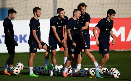 Russia Soccer National Team Training