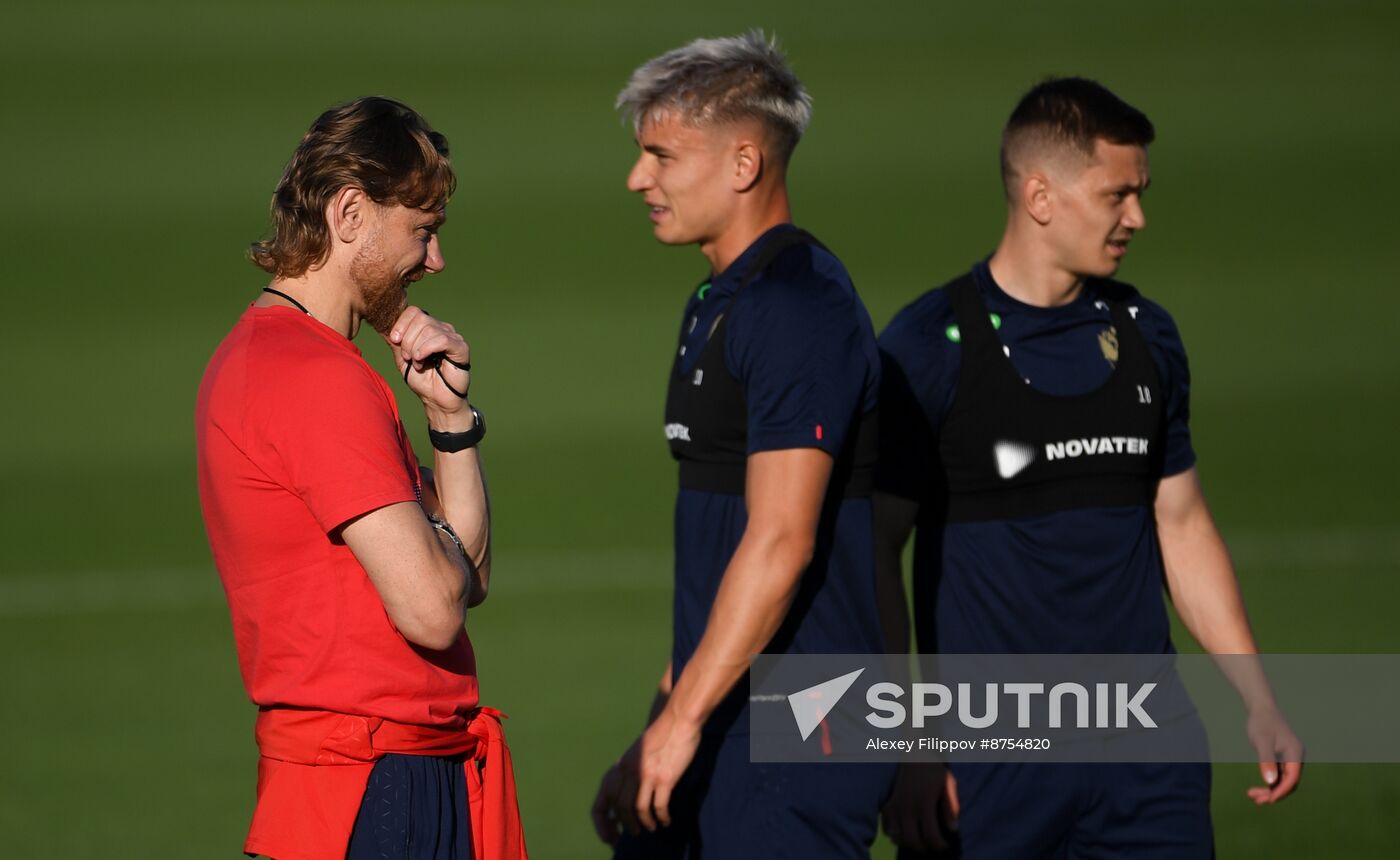 Russia Soccer National Team Training