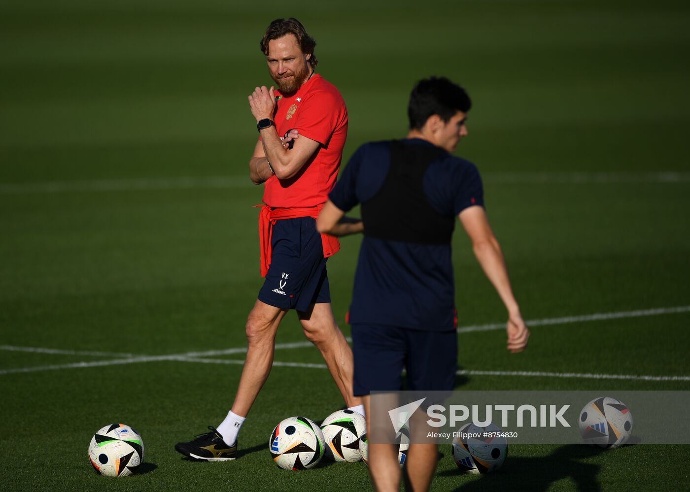 Russia Soccer National Team Training