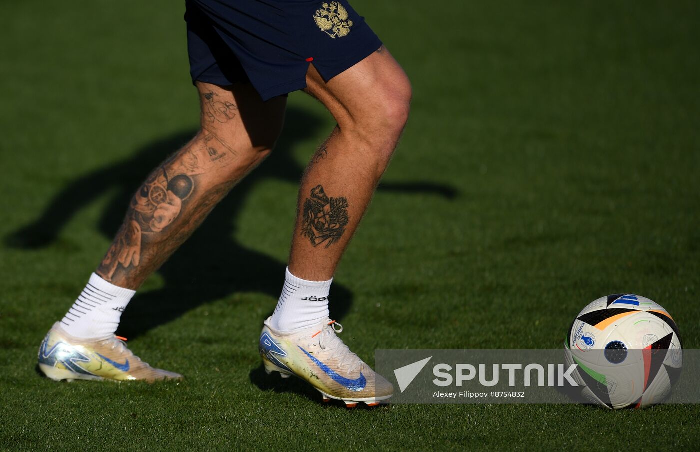 Russia Soccer National Team Training