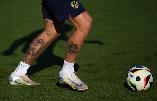 Russia Soccer National Team Training