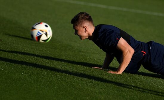 Russia Soccer National Team Training