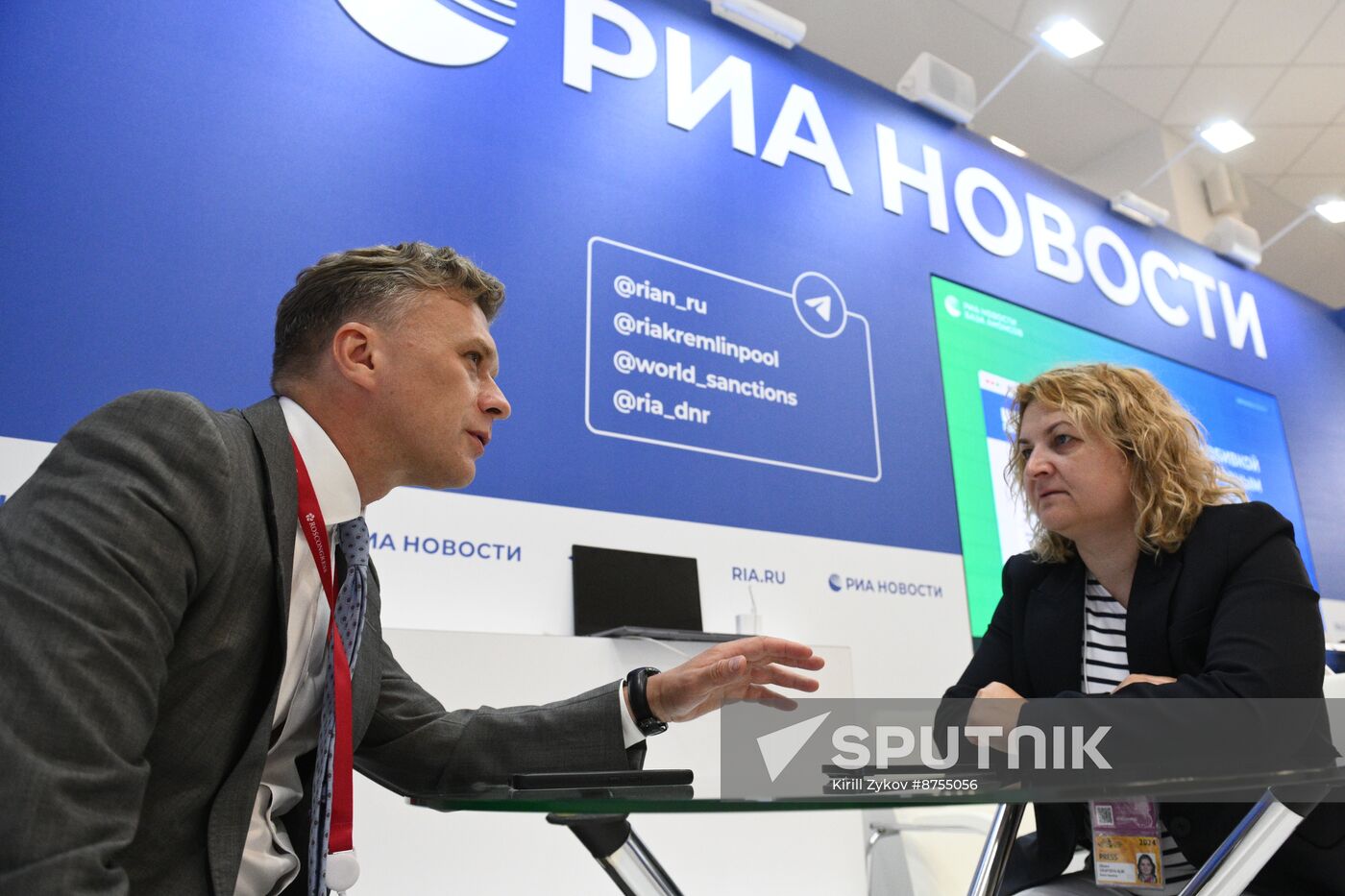 EEF-2024. RIA Novosti stand