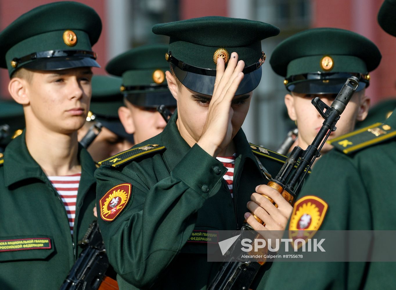 Russia National Guard Cadets Oath Taking