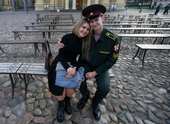 Russia National Guard Cadets Oath Taking