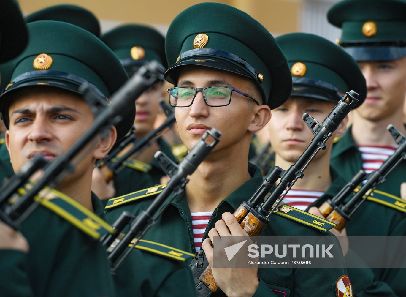 Russia National Guard Cadets Oath Taking