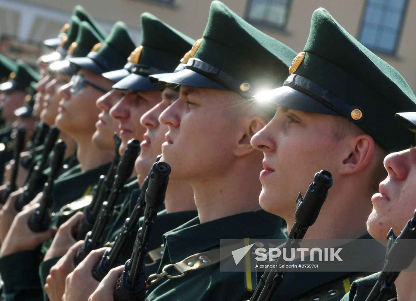 Russia National Guard Cadets Oath Taking