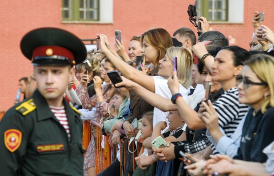 Russia National Guard Cadets Oath Taking