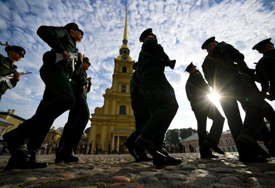 Russia National Guard Cadets Oath Taking