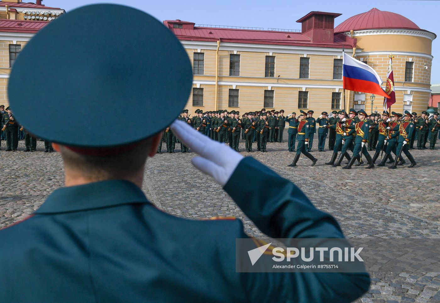 Russia National Guard Cadets Oath Taking