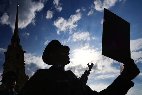Russia National Guard Cadets Oath Taking