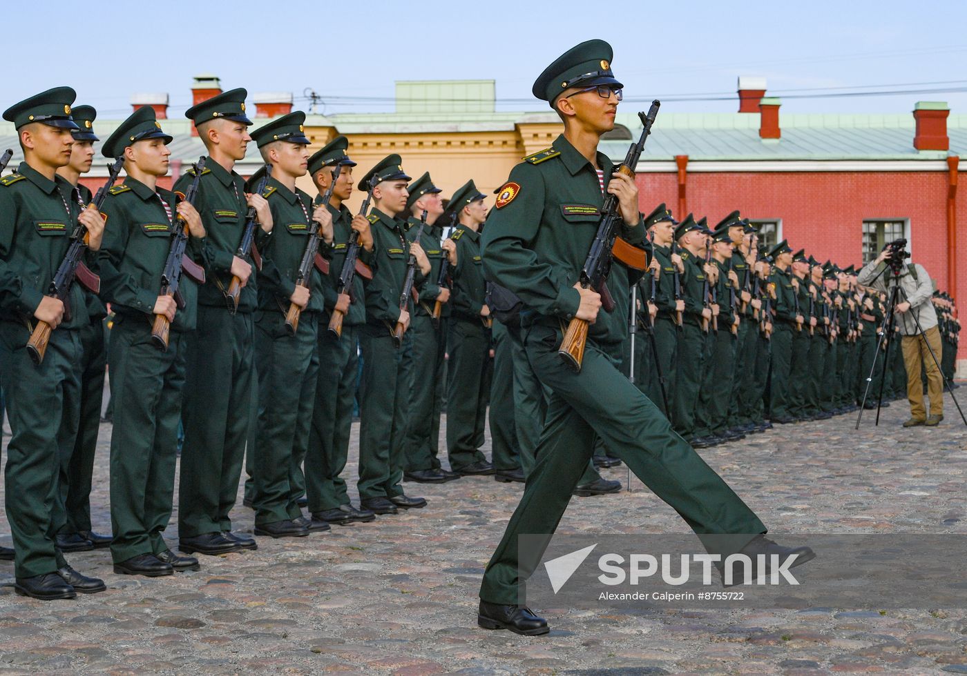 Russia National Guard Cadets Oath Taking