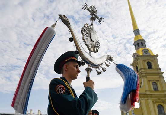 Russia National Guard Cadets Oath Taking