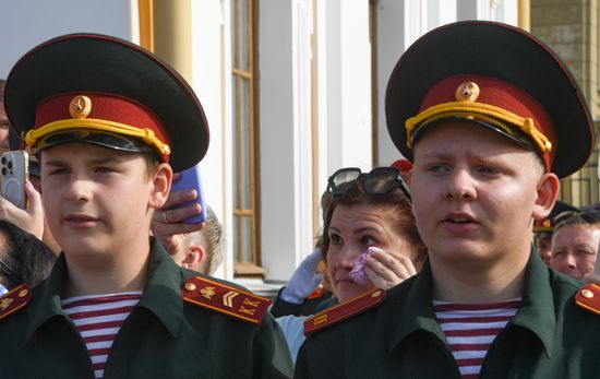 Russia National Guard Cadets Oath Taking