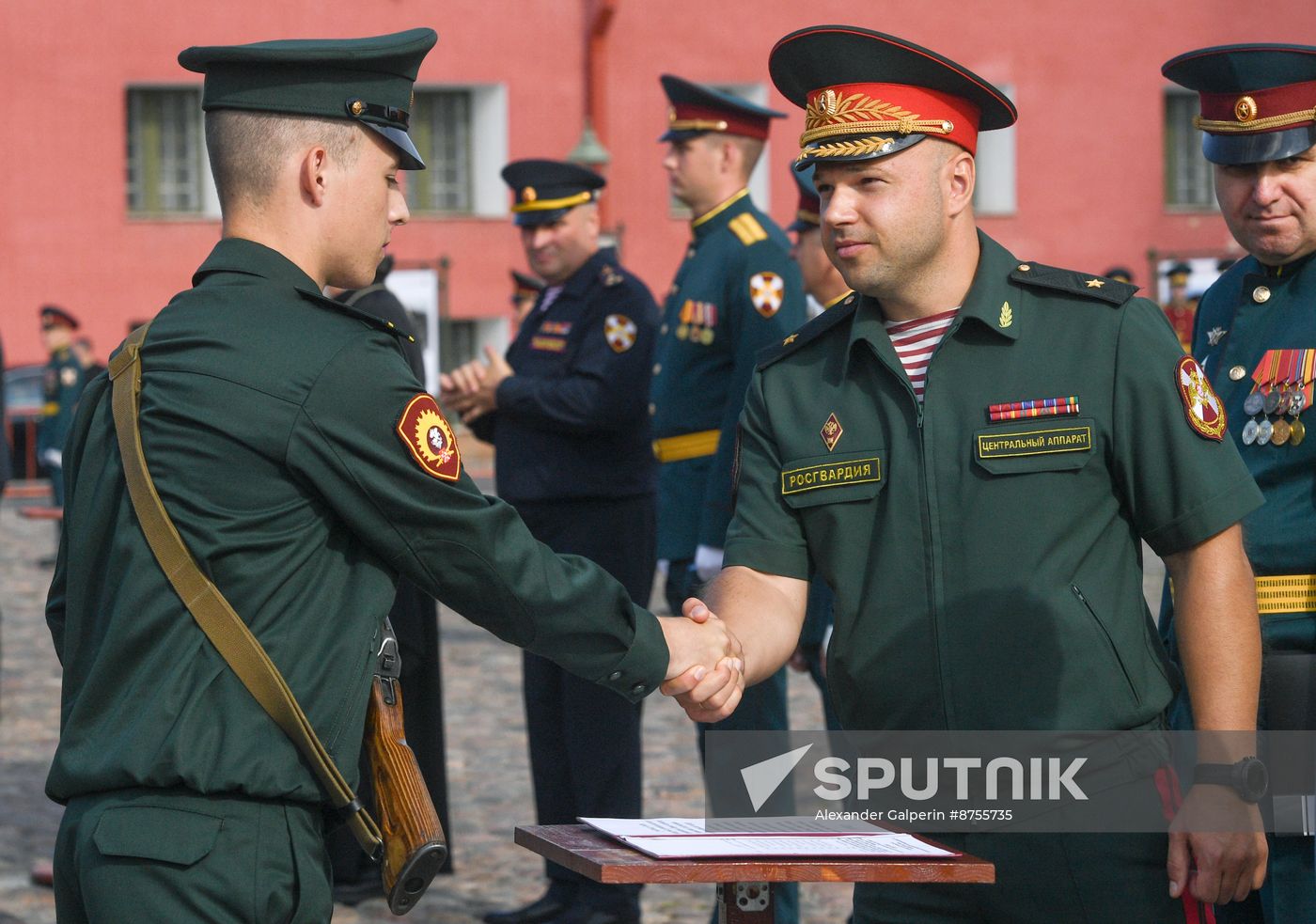 Russia National Guard Cadets Oath Taking