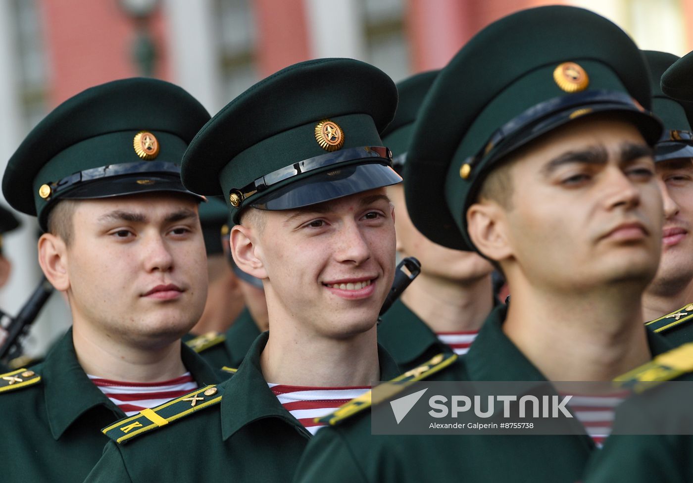 Russia National Guard Cadets Oath Taking