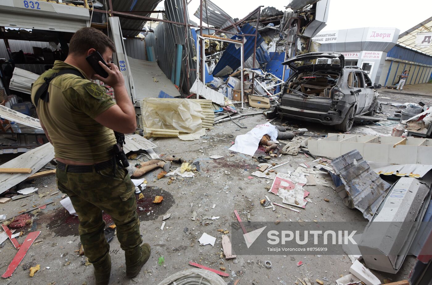 Russia Ukraine Donetsk Shelling