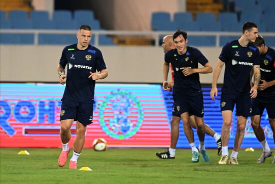 Vietnam Soccer Friendly Vietnam - Russia Training