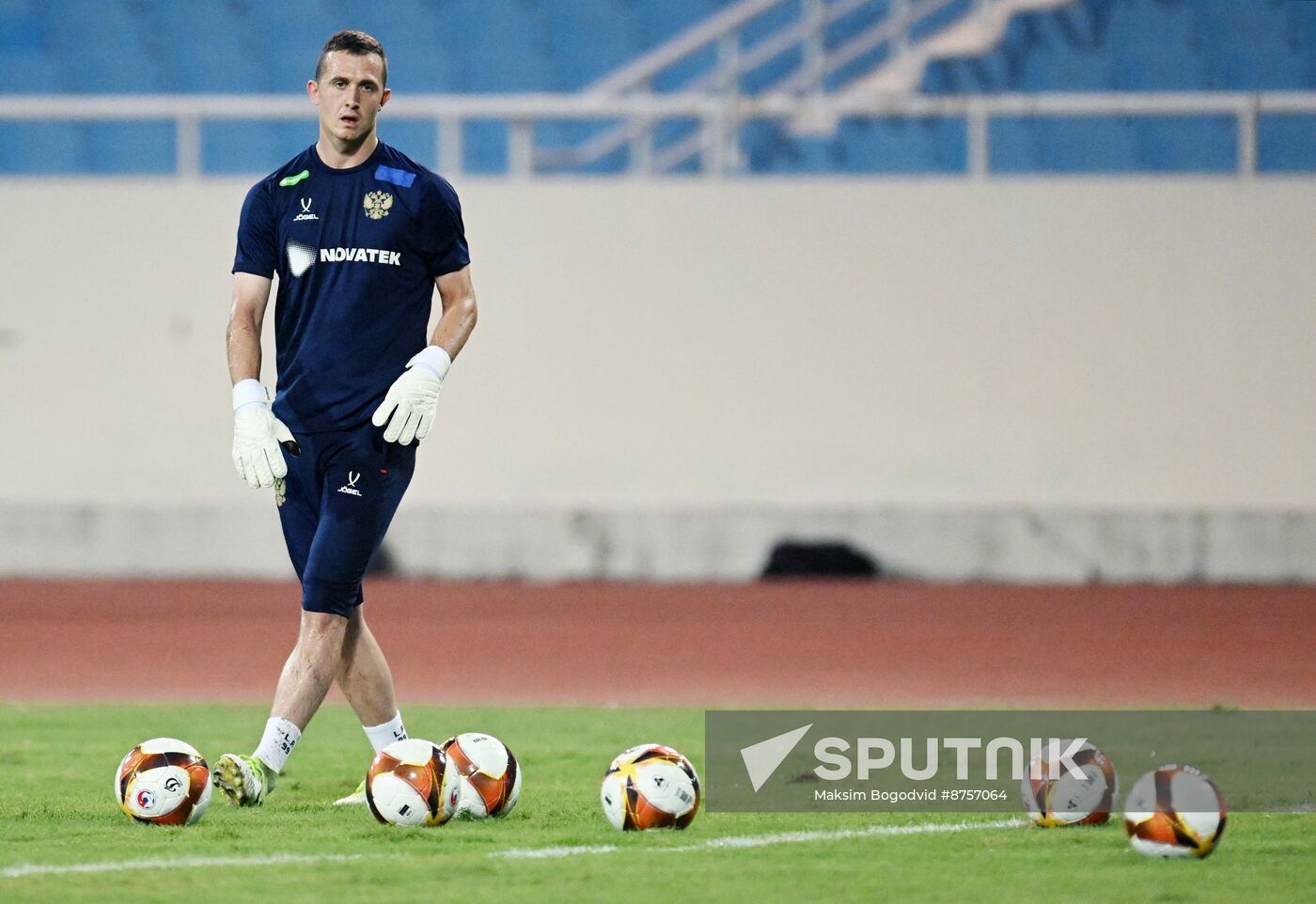 Vietnam Soccer Friendly Vietnam - Russia Training