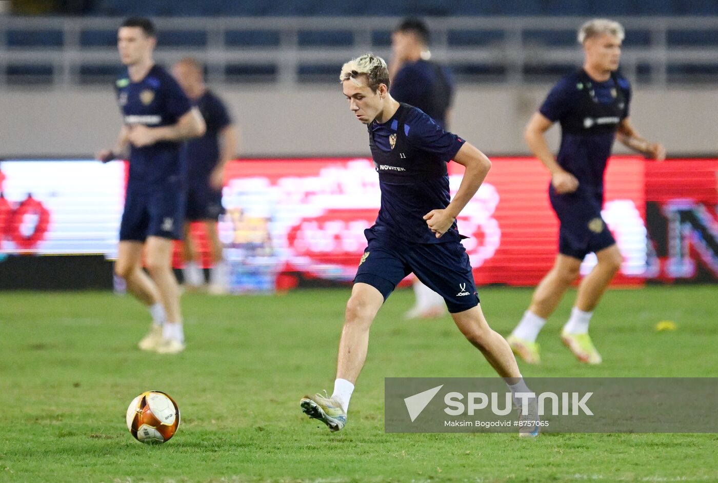 Vietnam Soccer Friendly Vietnam - Russia Training