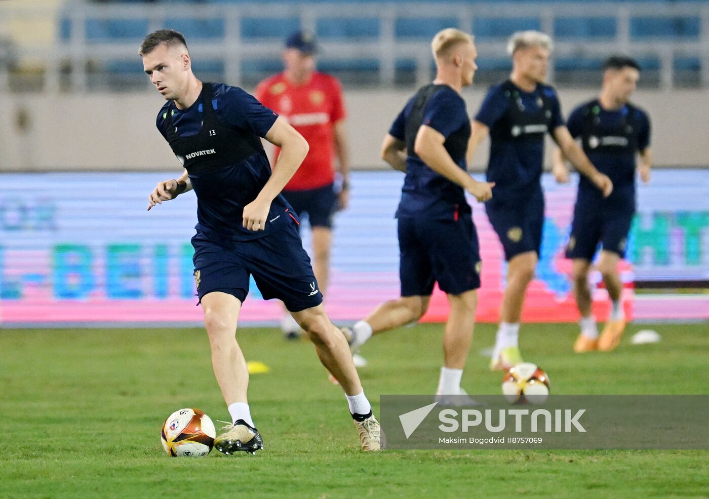 Vietnam Soccer Friendly Vietnam - Russia Training