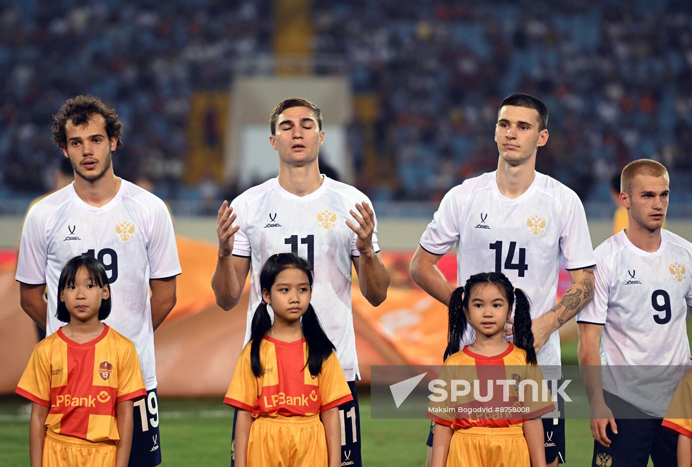 Vietnam Soccer Friendly Vietnam - Russia