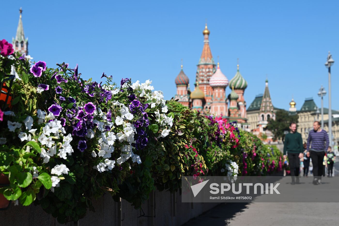 Russia Moscow City Day Preparations