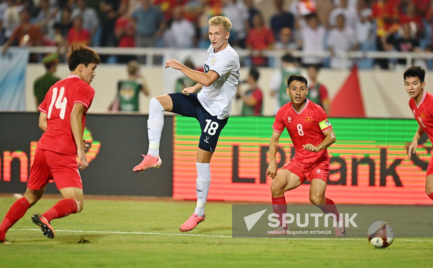 Vietnam Soccer Friendly Vietnam - Russia