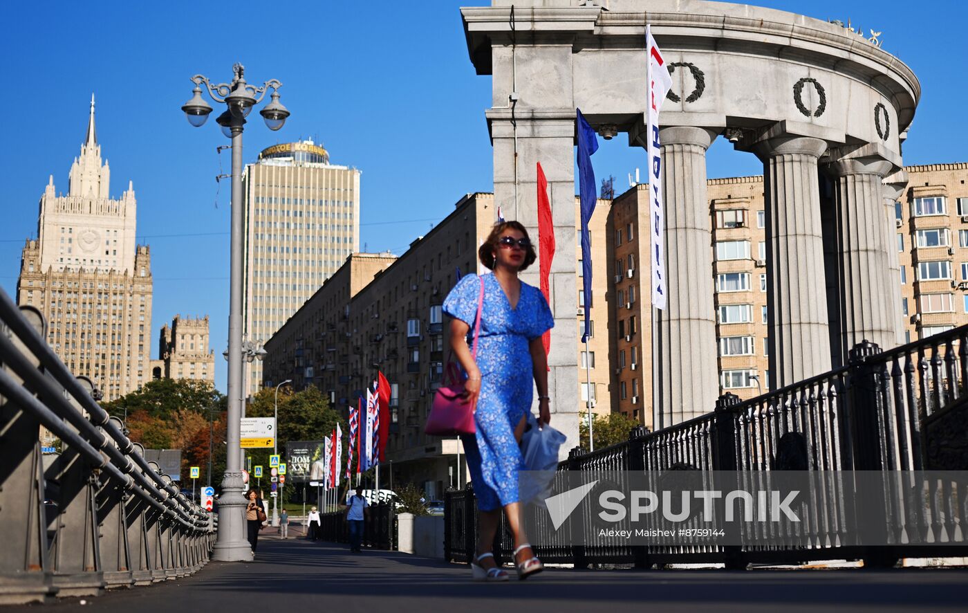 Russia Moscow City Day Preparations