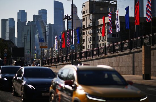 Russia Moscow City Day Preparations