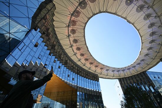 Russia Moscow City Day Bauman Technical University