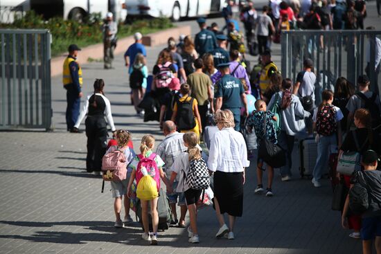 Russia Ukraine Military Operation Evacuees