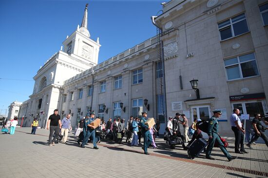 Russia Ukraine Military Operation Evacuees