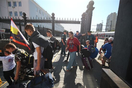 Russia Ukraine Military Operation Evacuees