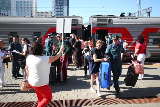 Russia Ukraine Military Operation Evacuees