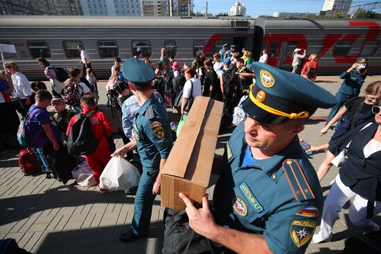 Russia Ukraine Military Operation Evacuees