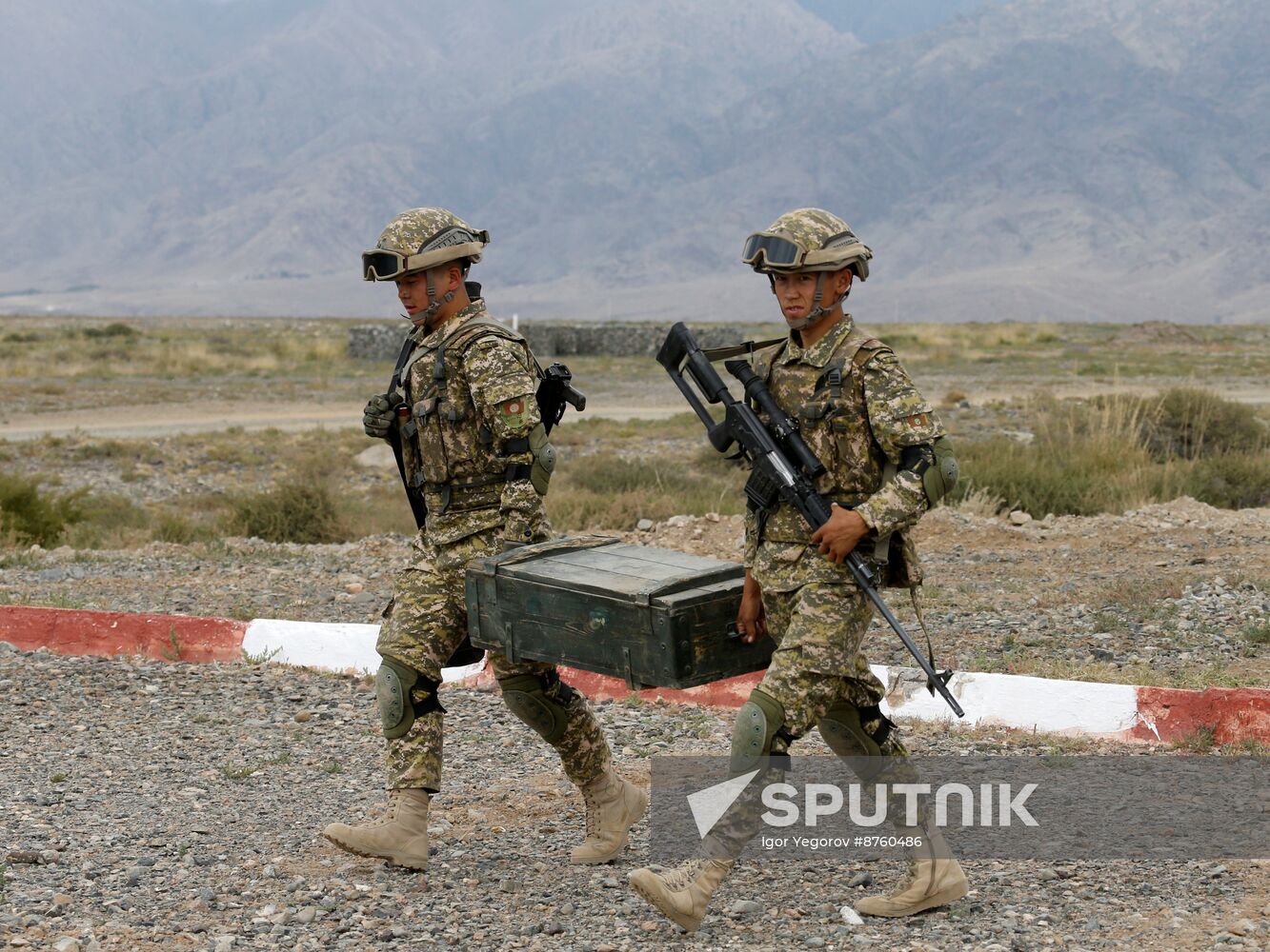 Kyrgyzstan CSTO Military Drills