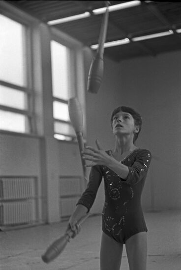 Circus performer Mikhail Dukhnovsky