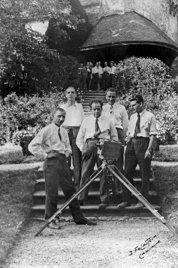 Soviet filmmakers at Congress in Switzerland