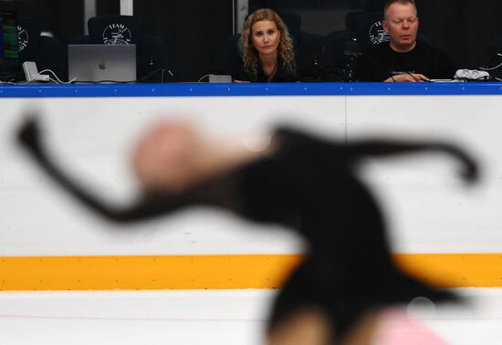 Russia Figure Skating Tutberidze Team Training